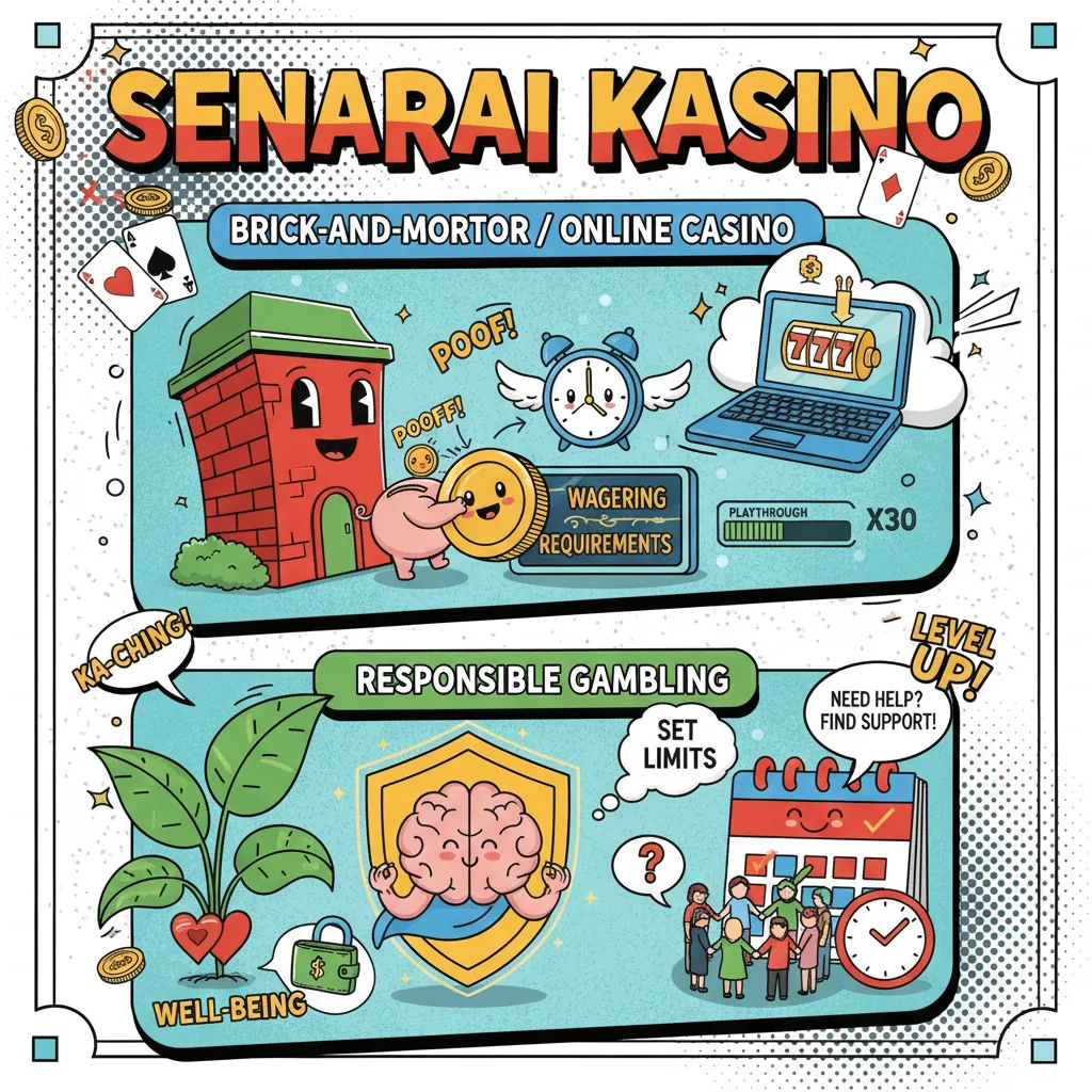 Senarai Kasino: Wagering Requirements & Responsible Gambling